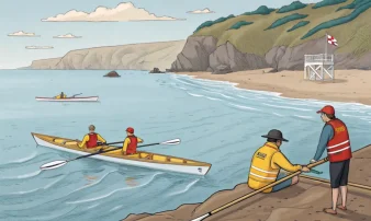 Прибрежная гребля и безопасность: правила, условия моря и техники самоспасения